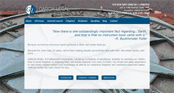 Desktop Screenshot of garcialegalapc.com